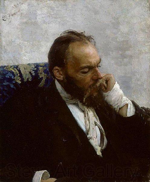 Ilya Repin Portrait of professor Ivanov